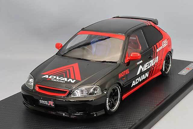 イグニッションモデル 1/18 ホンダ シビック (EK9) タイプR ブラック  