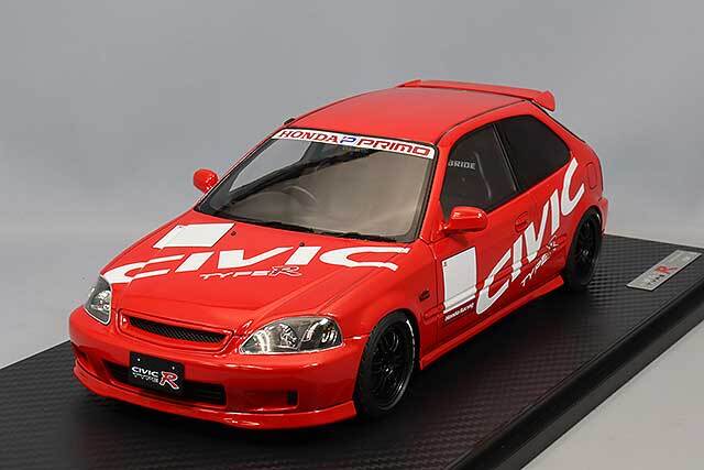 イグニッションモデル 1/18 ホンダ シビック EK9 タイプR レッド 