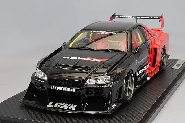 イグニッションモデル 1/18 LB-ER34 スーパーシルエット スカイライン 