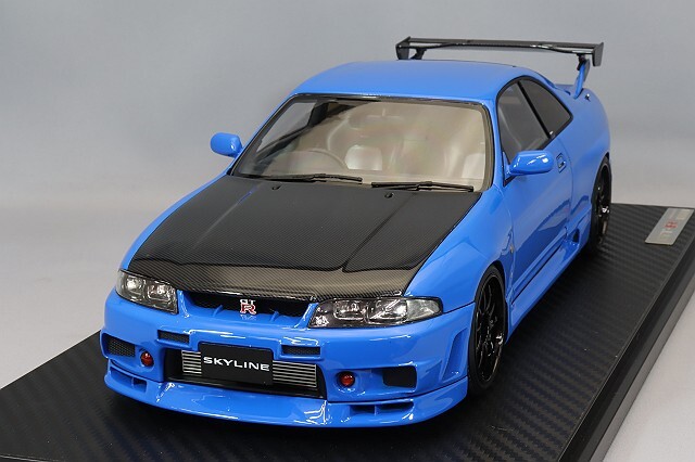 イグニッションモデル 1/18 日産 スカイライン GT-R (BCNR33) ブルー 