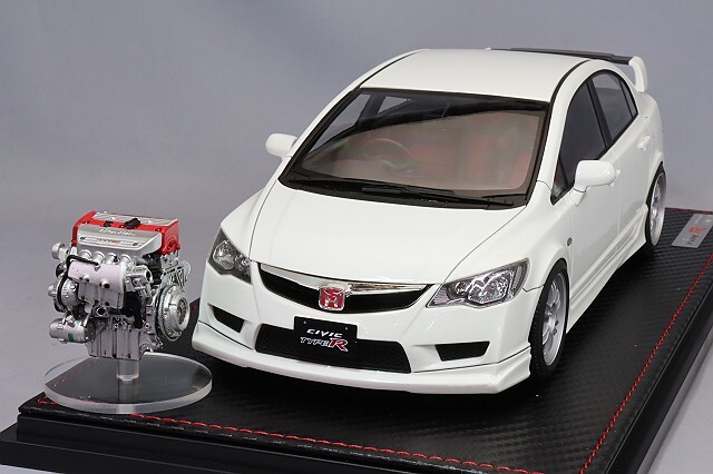 海外並行品 イグニッションモデル 1/18 ホンダ シビック (FD2) タイプR 