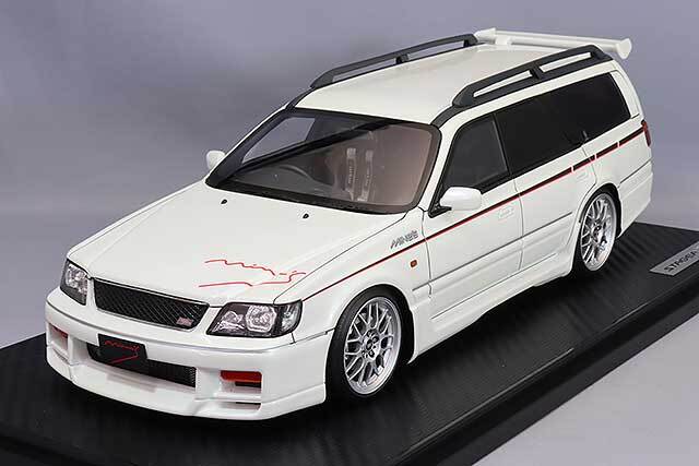 イグニッションモデル 1/18 日産 ステージア 260RS (WGNC34) パール 