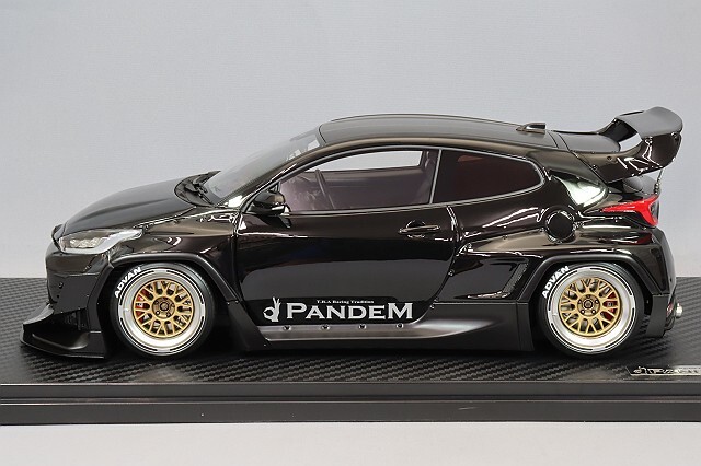 イグニッションモデル 1/18 パンデム GR ヤリス (4BA) ブラック 
