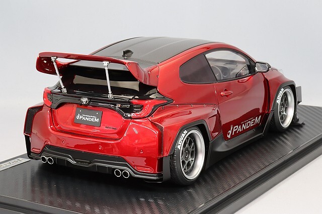 イグニッションモデル 1/18 パンデム GR ヤリス (4BA) レッド 
