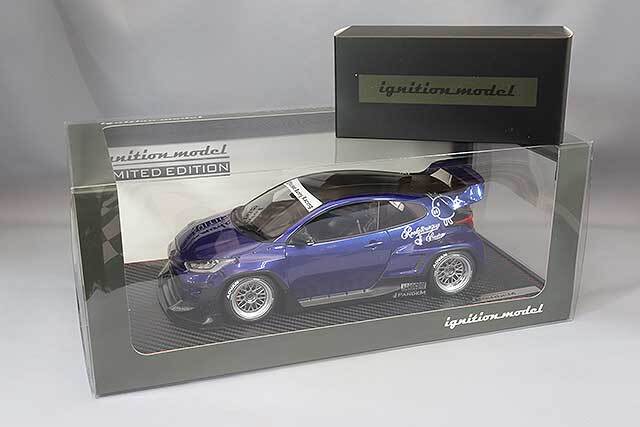 イグニッションモデル 1/18 パンデム GR ヤリス (4BA) ブルー 