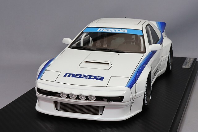 イグニッションモデル 1/18 パンデム RX-7 (FC3S) ホワイト/RSワタナベ 