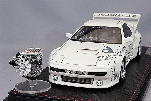 イグニッションモデル 1/18 パンデム RX-7 (FC3S) ホワイト/CE28N 