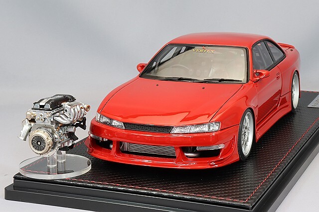 海外並行品 イグニッションモデル 1/18 VERTEX S14 シルビア レッド 