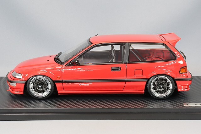 イグニッションモデル 1/18 ホンダ シビック (EF9) SiR レッド/無限CF 