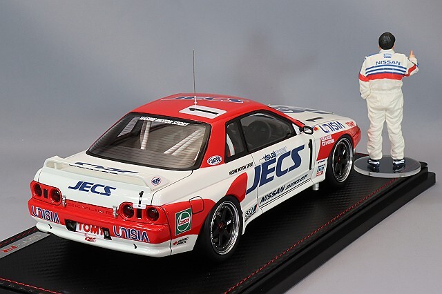写真追加絶版完売イグニッションモデルUNISIAJECSスカイライン イグニッションモデル 1/18 JECS スカイライン 1992 JTC #1 長谷見昌弘