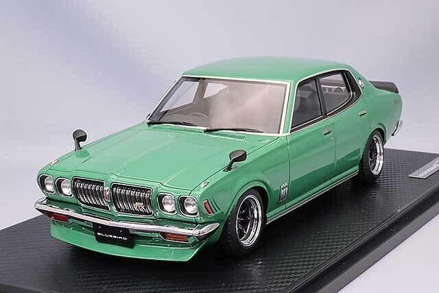 イグニッションモデル 1/18 日産 ブルーバード U 2000GTX (G610) グリーン 