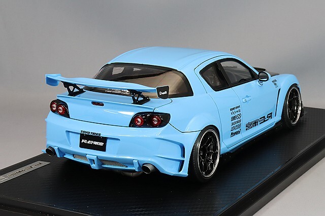 イグニッションモデル 1/18 マツダ RX-8 (SE3P) RE雨宮 ライトブルー  