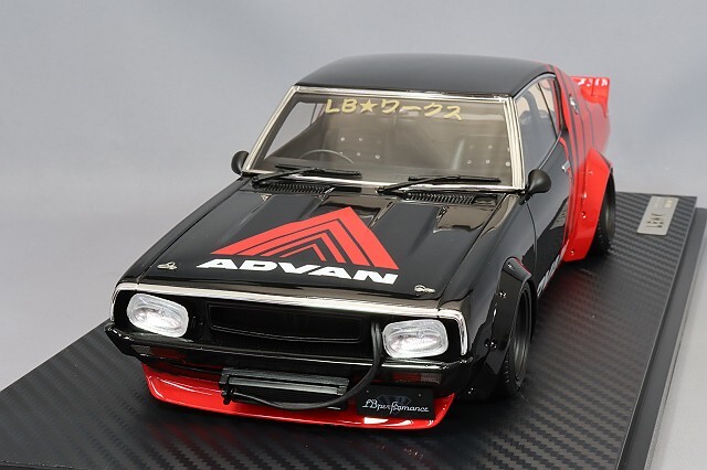 イグニッションモデル 1/18 LB-WORKS ケンメリ 2Dr アドバンカラー/深  