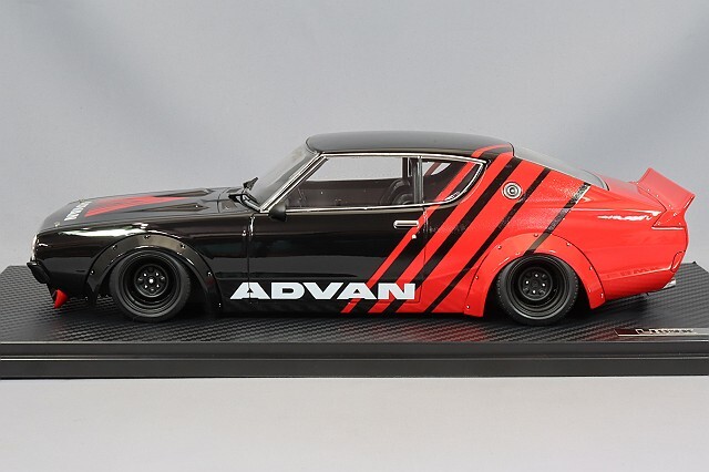 イグニッションモデル 1/18 LB-WORKS ケンメリ 2Dr アドバンカラー/深  