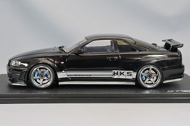 イグニッションモデル 1/18 日産 スカイライン GT-R (BNR34) ブラック 