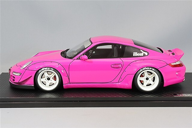 イグニッションモデル 1/18 RWB 997 ピンク/WORK S1タイプ18インチ  