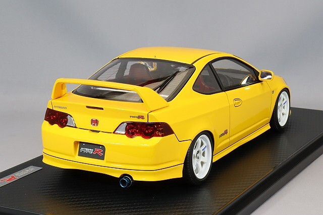 イグニッションモデル 1/18 ホンダ インテグラ (DC5) タイプR イエロー 
