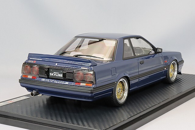 イグニッションモデル 1/18 日産 スカイライン GTS-R (R31) ブルー  