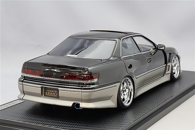 最安値正規イグニッションVERTEX JZX100マークII 改ブラックガンメタ イグニッションモデル 1/18 VERTEX JZX100 マークII ブラック/ガンメタ