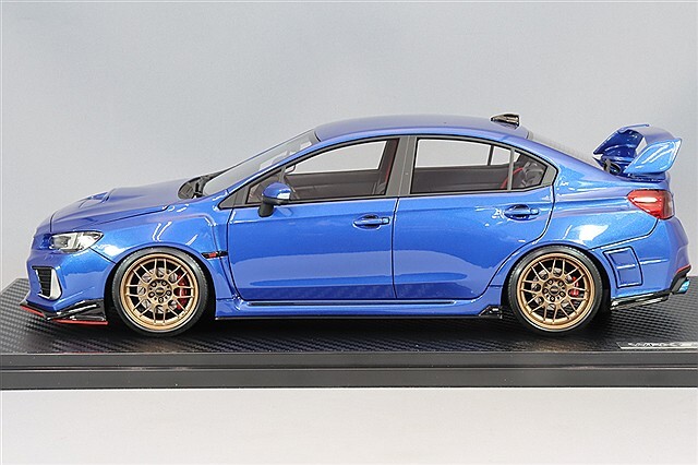 イグニッションモデル 1/18 スバル WRX (CBA-VAB) STI ブルー 