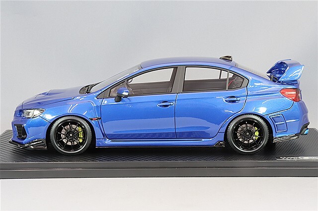 イグニッションモデル 1/18 スバル WRX (CBA-VAB) STI ブルー 