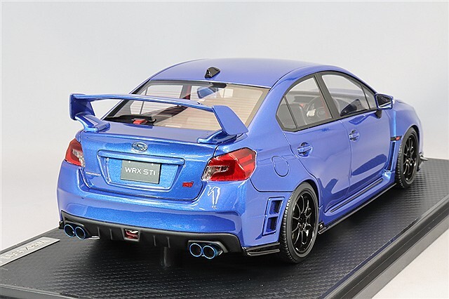イグニッションモデル 1/18 スバル WRX (CBA-VAB) STI ブルー 