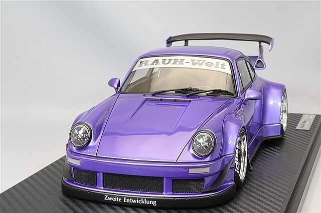 イグニッションモデル 1/18 RWB 930 パープル/WORK M1タイプ18インチ 
