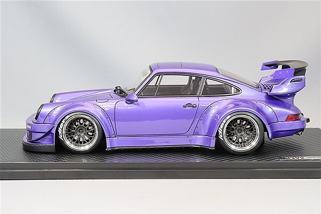 イグニッションモデル 1/18 RWB 930 パープル/WORK M1タイプ18インチ 
