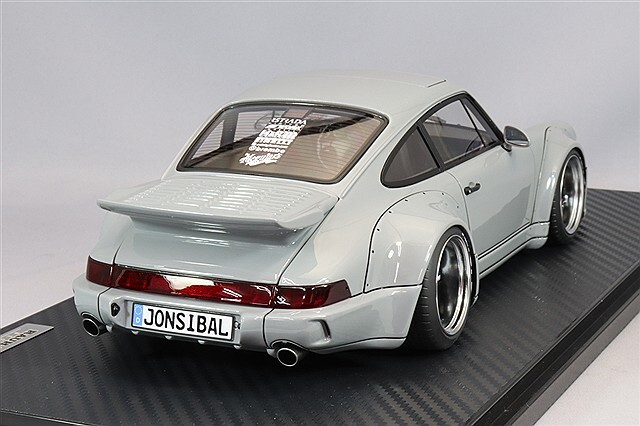 イグニッションモデル 1/18 RWB 964 グレー/WORK S1タイプ18インチ 