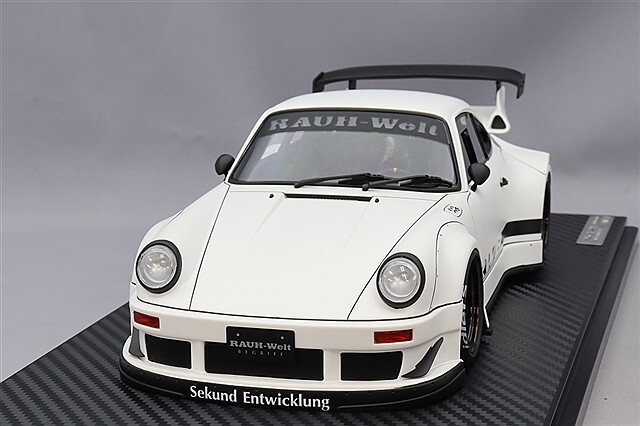 イグニッションモデル 1/18 RWB 930 マットホワイト/WORKマイ