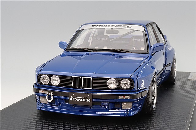 イグニッションモデル 1/18 パンデム 30 ブルー/TE37タイプ17インチ