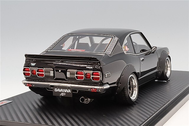 【限定100台】マツダ サバンナ S124A マットブラック イグニッションモデル 1/18 マツダ サバンナ (S124A) セミ