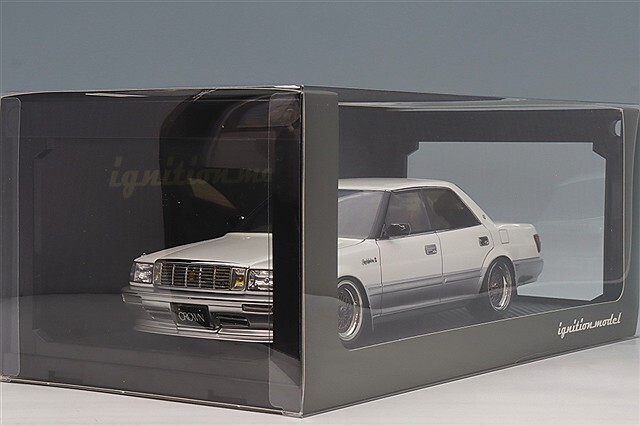 TLV クラウン 3.0ロイヤルサルーンG 改　BBS RS イグニッションモデル 1/18 トヨタ クラウン 2.8 ロイヤルサルーンG