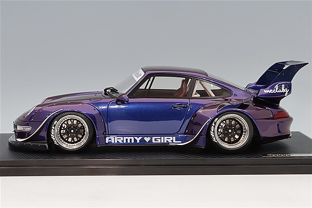 イグニッションモデル 1/18 RWB 993 パープルメタリック/WORK