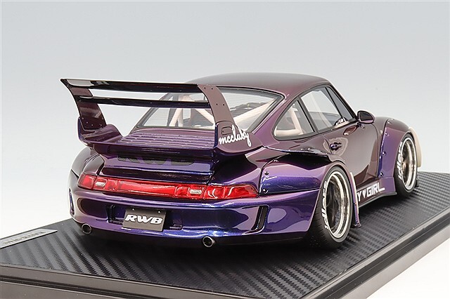 イグニッションモデル 1/18 RWB 993 パープルメタリック/WORK