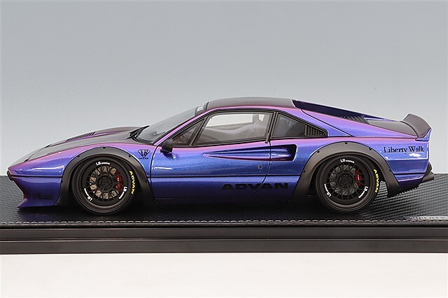 イグニッションモデル 1/18 LB-WORKS 308 パープルメタリック/LD97 LD