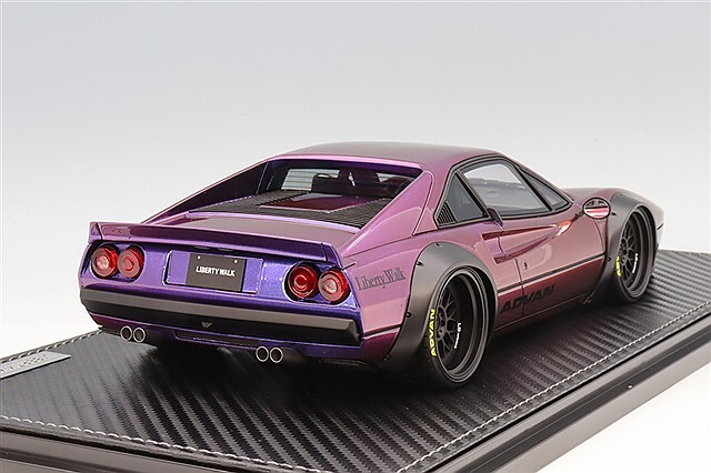 イグニッションモデル 1/18 LB-WORKS 308 パープルメタリック/LD97 LD