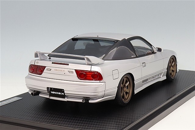 イグニッションモデル 1/18 日産 180SX タイプX (RPS13) シルバー/TE37