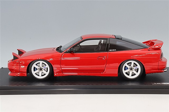 イグニッションモデル 1/18 日産 180SX タイプX RPS13 レッド/TE37
