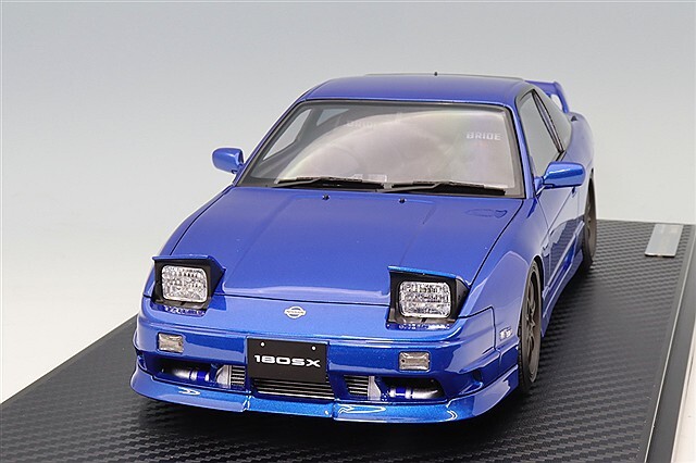 イグニッションモデル 1/18 日産 180SX タイプX (RPS13) ブルー