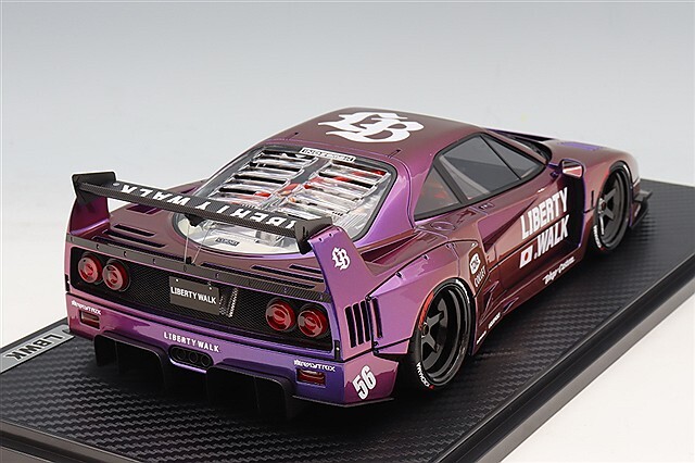 イグニッションモデル 1/18 LB-WORKS 40 パープルメタリック/LB-works