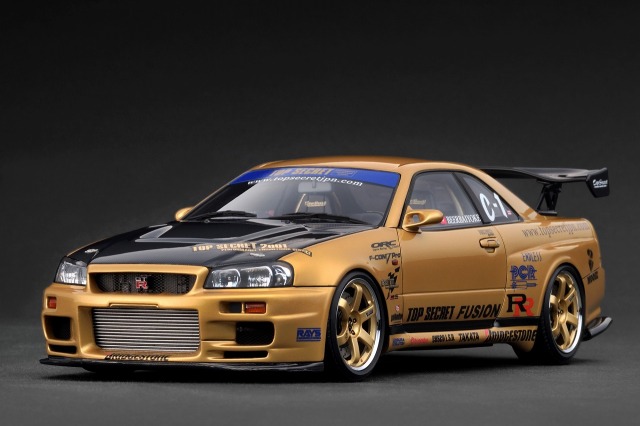 売れ筋がひクリスマスプレゼント！ ☆予約品☆ 34GT トップシークレット 1/18 イグニッションモデル ミニカー