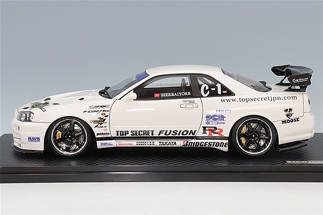 イグニッションモデル 1/18 トップシークレット 34GT-R (BNR34