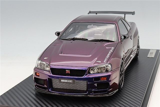 イグニッションモデル 1/18 トップシークレット 34GT-R BNR34 パープル