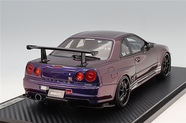 イグニッションモデル 1/18 トップシークレット 34GT-R BNR34 パープル