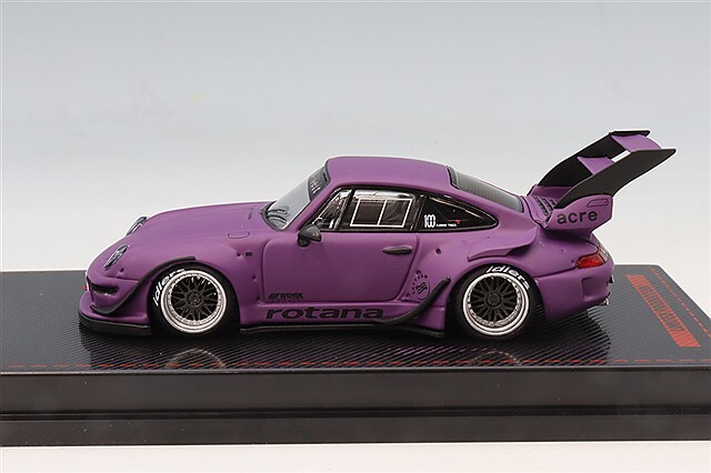 イグニッションモデル 1/64 RWB993 2台セット イグニッションモデル 1/64 RWB 993 マットパープル/WORKマイスターM1