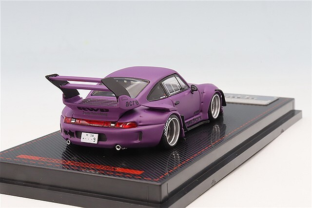 イグニッションモデル 1/64 RWB 993 マットパープル/WORKマイスターM1