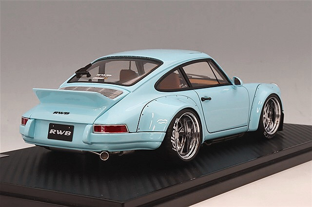 イグニッションモデル 1/18 RWB バックデート ライトブルー/ロティ