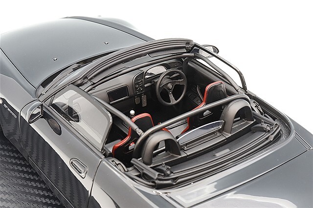 イグニッションモデル 1/18 ホンダ S2000 (AP1) ブラック/TE37タイプ17