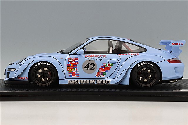 イグニッションモデル 1/18 RWB 997 ライトブルー/WORK L1タイプ18